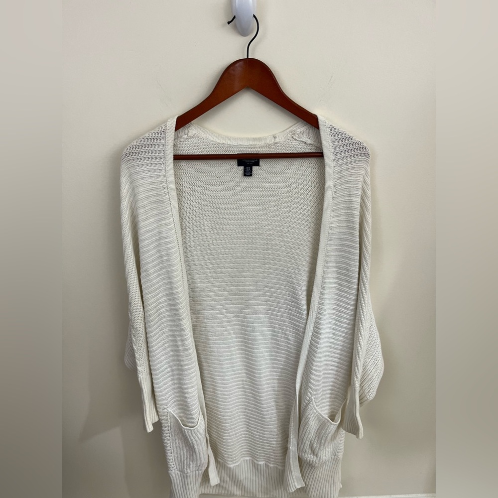 American Eagle White Cardigan